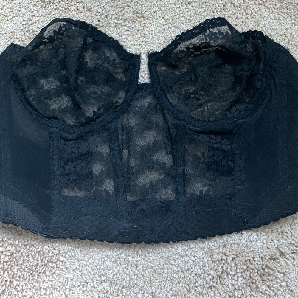 Vintage backless corset bra
